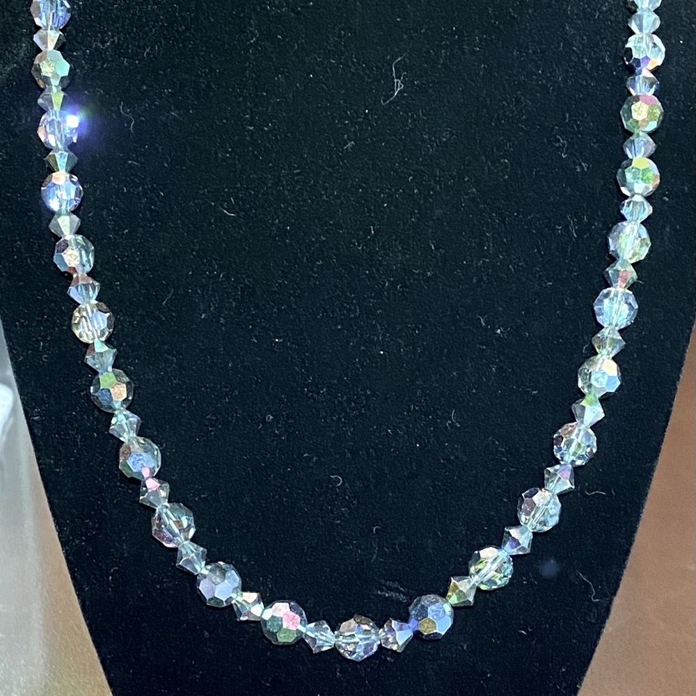 Multi colored crystal necklace!